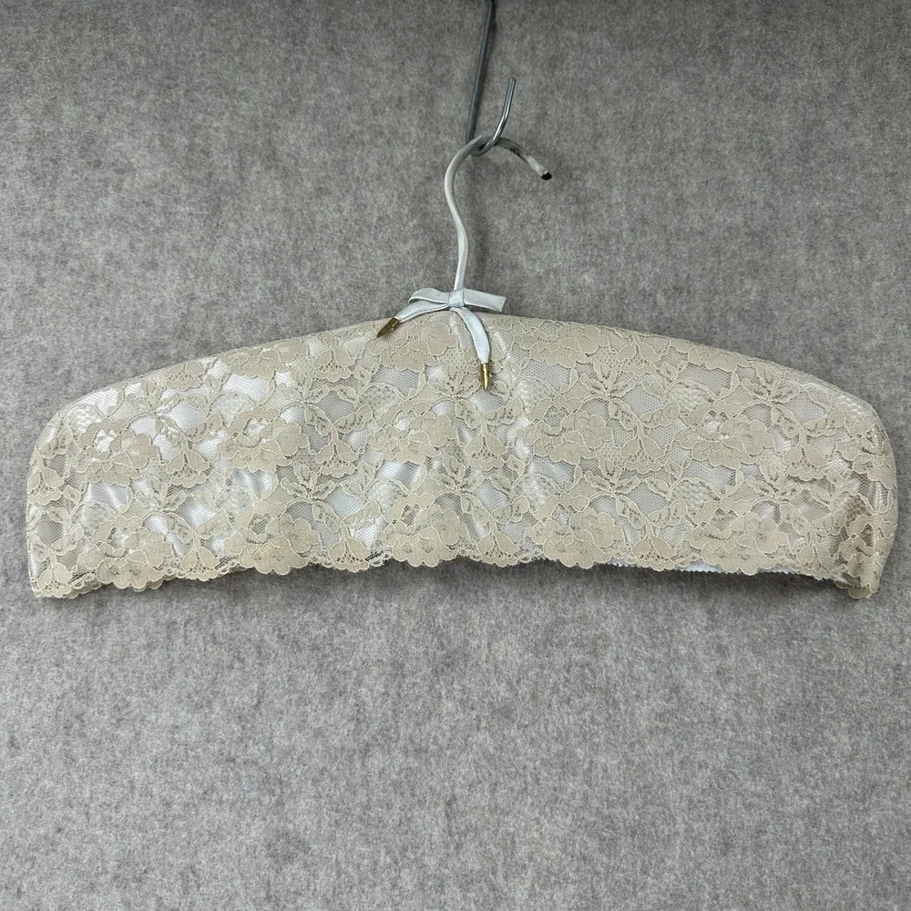 1930s-40s LACE COVERED Boudoir Vanity Lingerie Wedding Dress DISPLAY HANGER